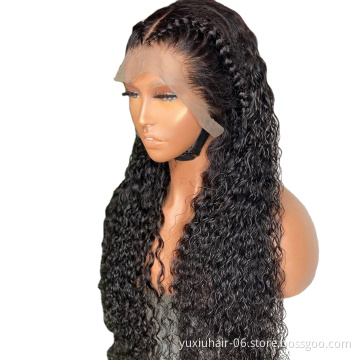 Cheap Wholesale 100% HD Transparent Full Lace Part Frontal Brazilian Virgin Hair Lace Front Human Hair Wigs For Black Women